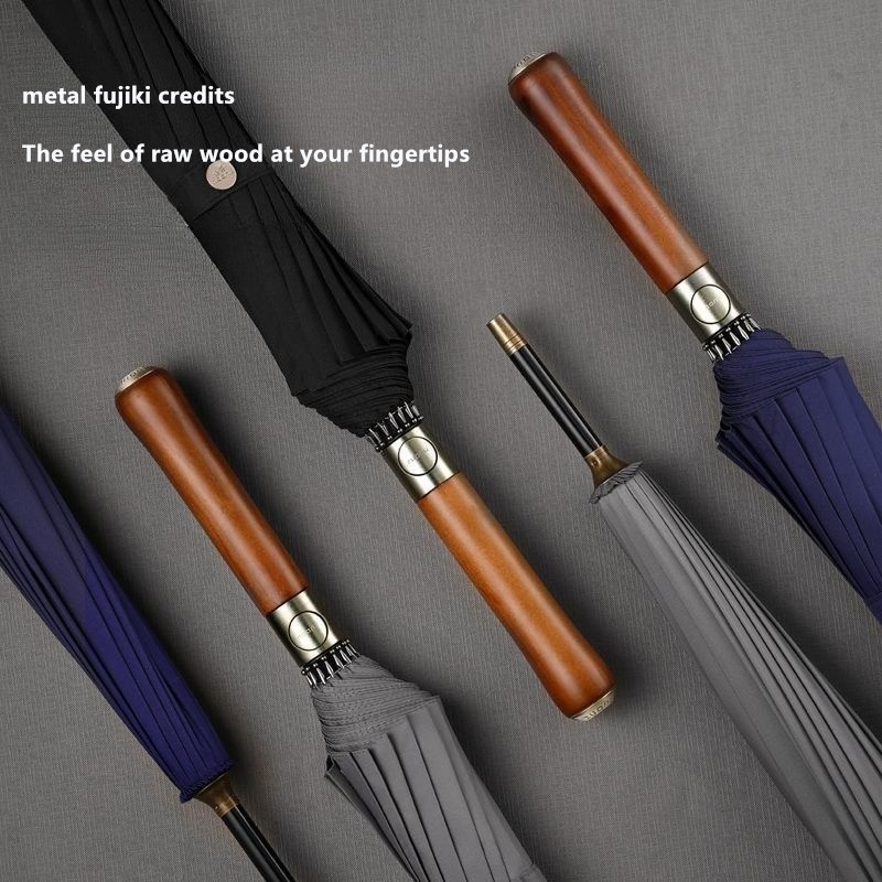 Automatic Wooden Handle Umbrel - Golf Umbrella Large ulasan dan harga