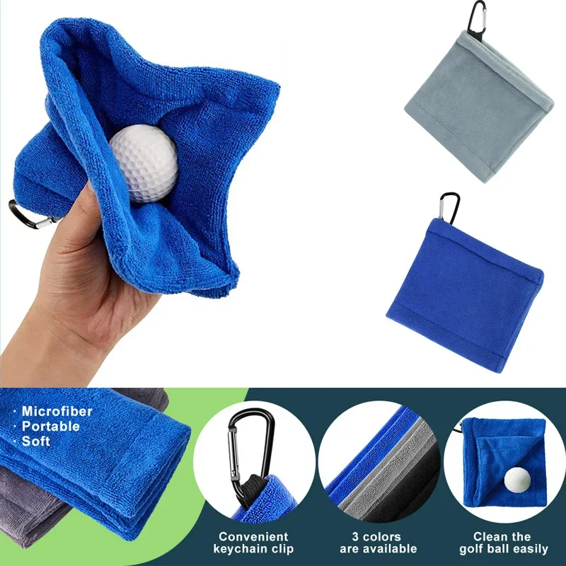 Microfiber Golf Ball & Club Cl - Golf Towel Waffle ulasan dan harga