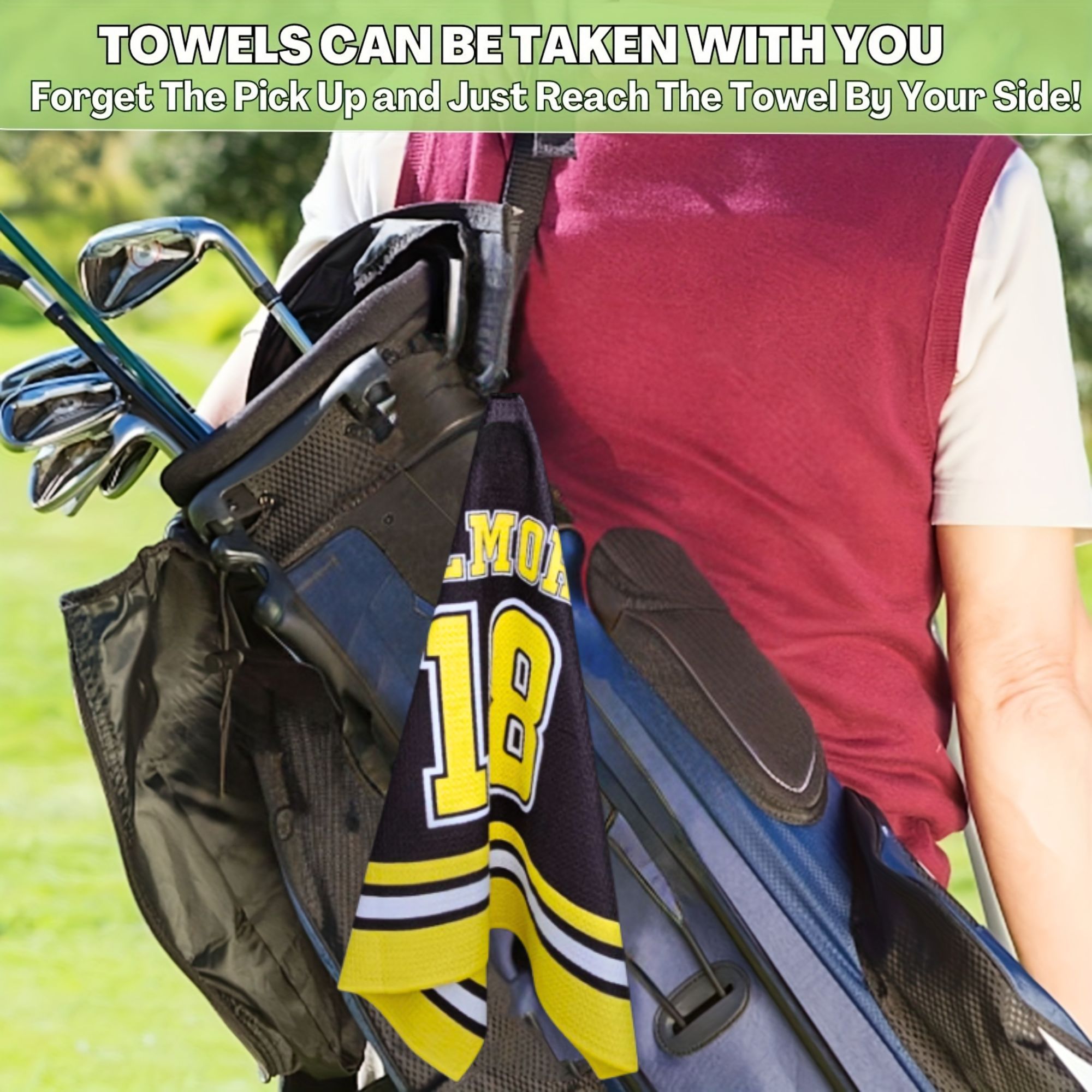 Happy Gilmore Waffle Golf Towe - Golf Towel Waffle ulasan dan harga