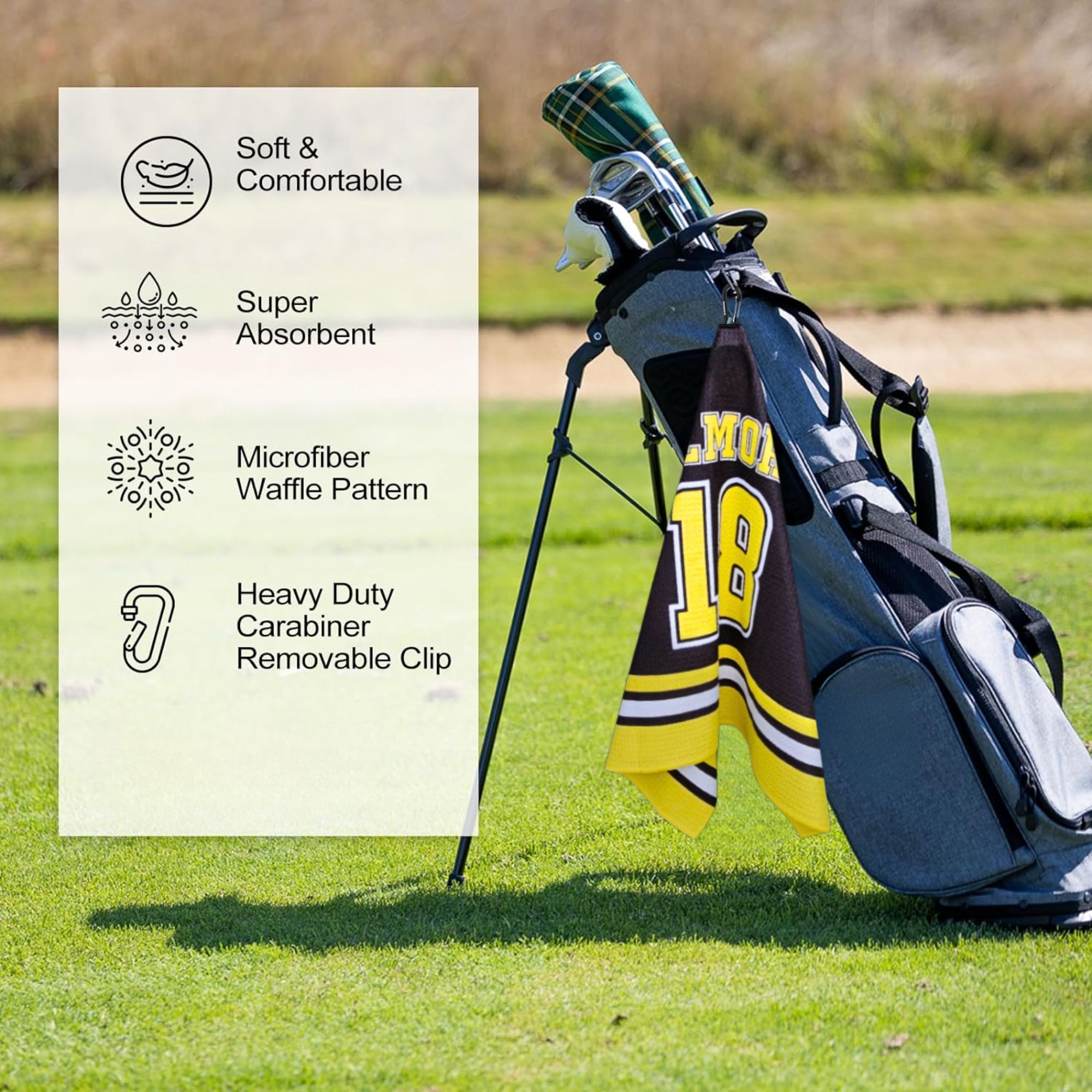 Happy Gilmore Waffle Golf Towe - Golf Towel Waffle ulasan dan harga