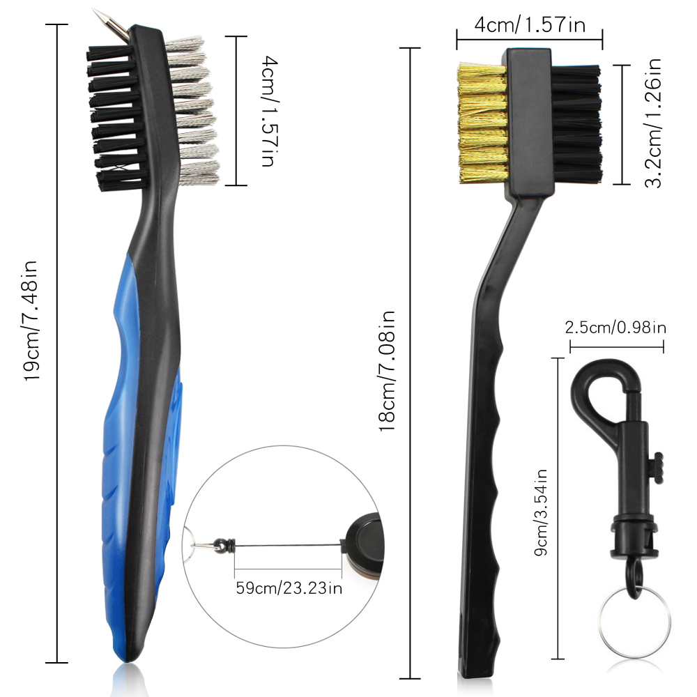 2Pcs/Set Golf Club Brush Golf  - Golf Equipment For Sale ulasan dan harga