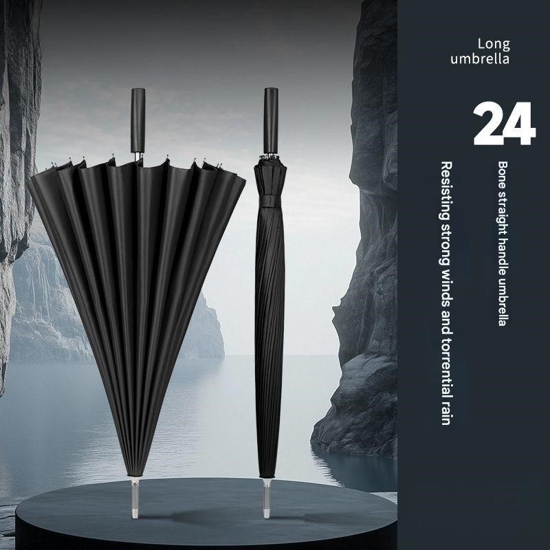  24 Bone Reinforced Black Glu - Golf Umbrella Large ulasan dan harga